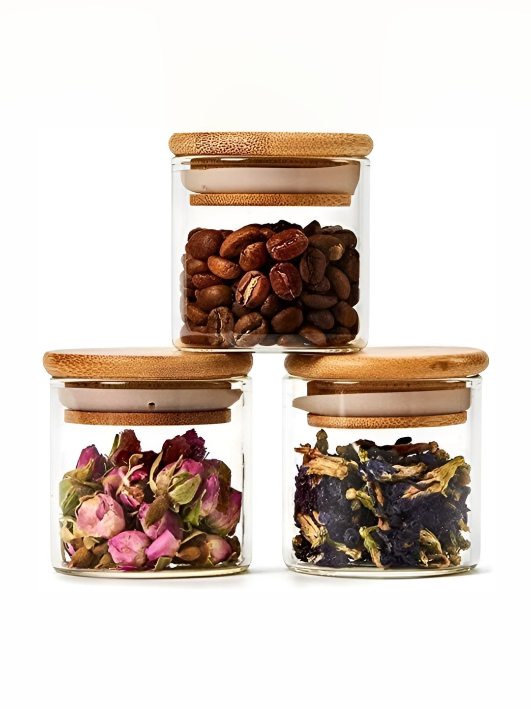 Virtuous Transparent Air Tight Jar Containers - 220 ml