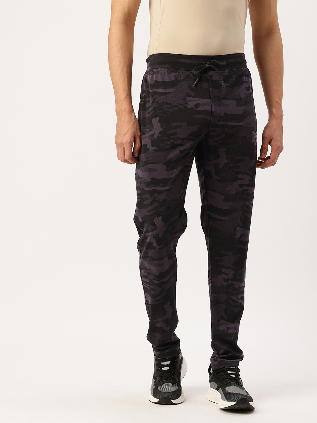 Sports52 wear Men Slim Fit Camouflage Printed Training Track Pants