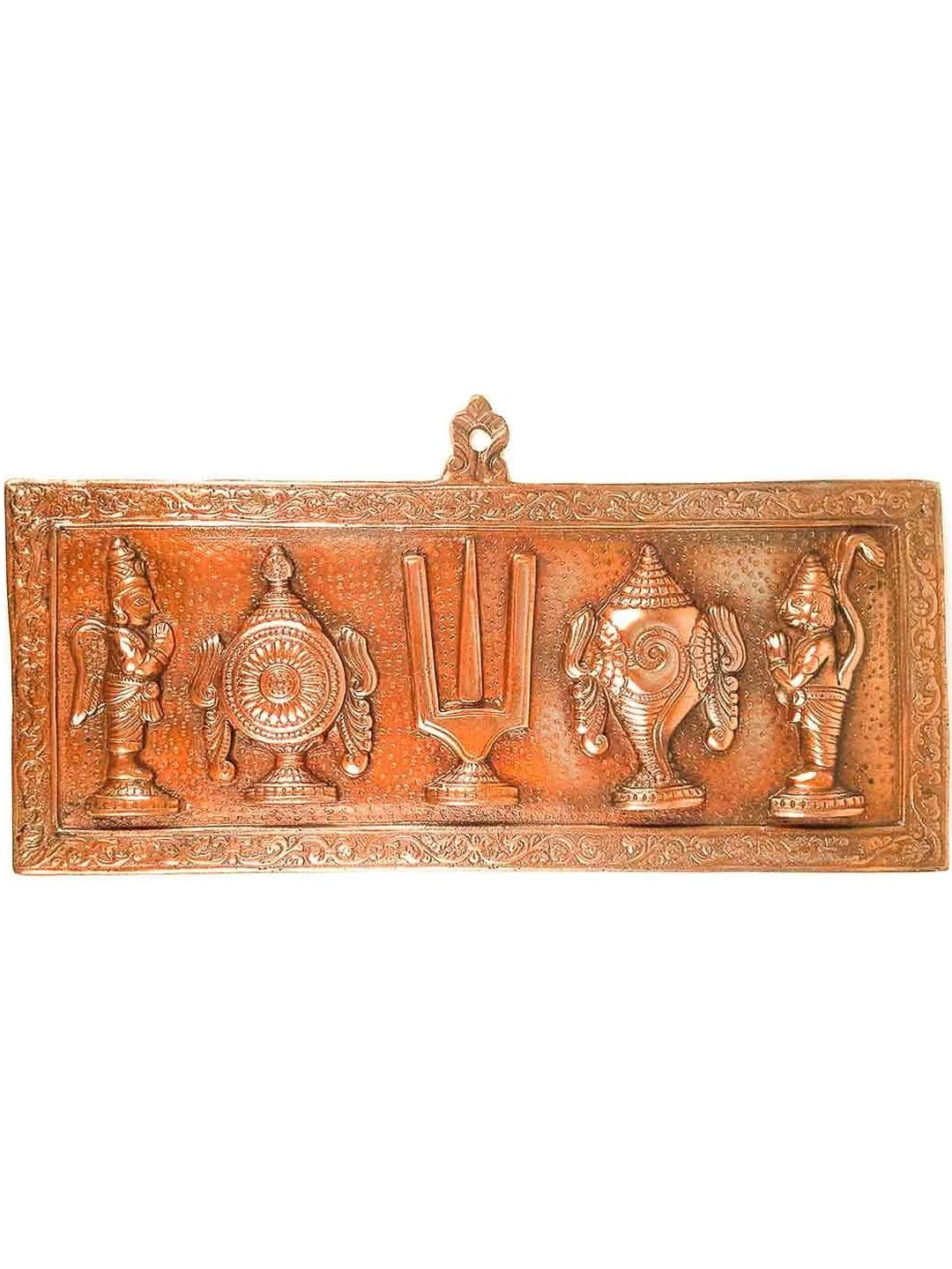 Apka Mart Traditional Shankh Chakra Namah Wall Hanging