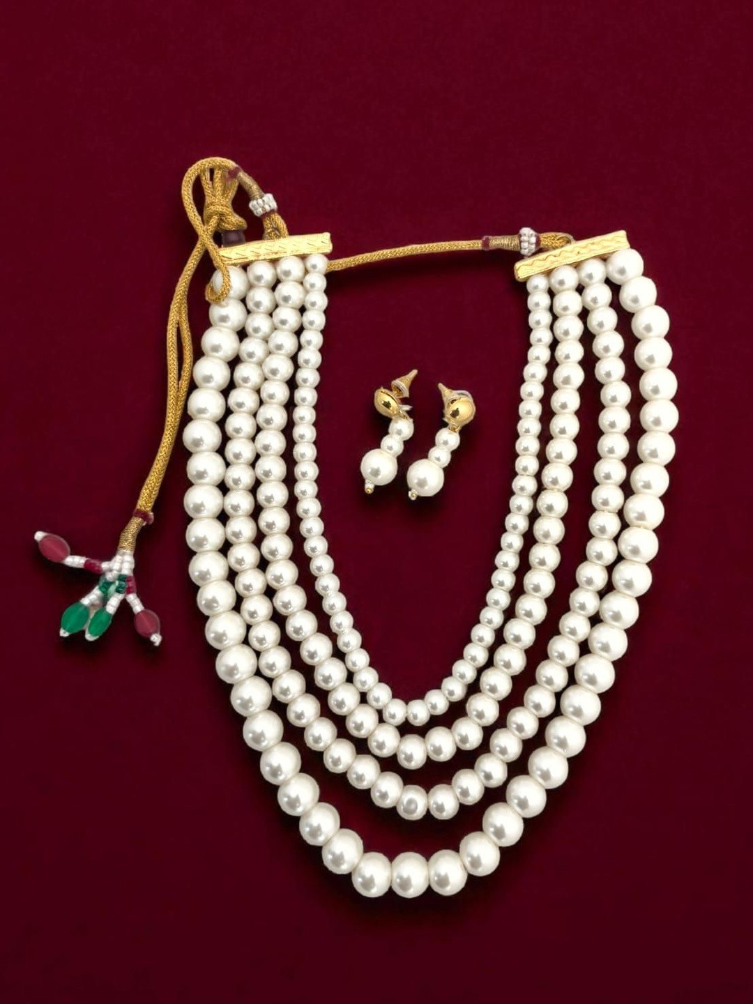 BFC - BUY FOR CHANGE Gold-Plated Pearls Alloy Necklace