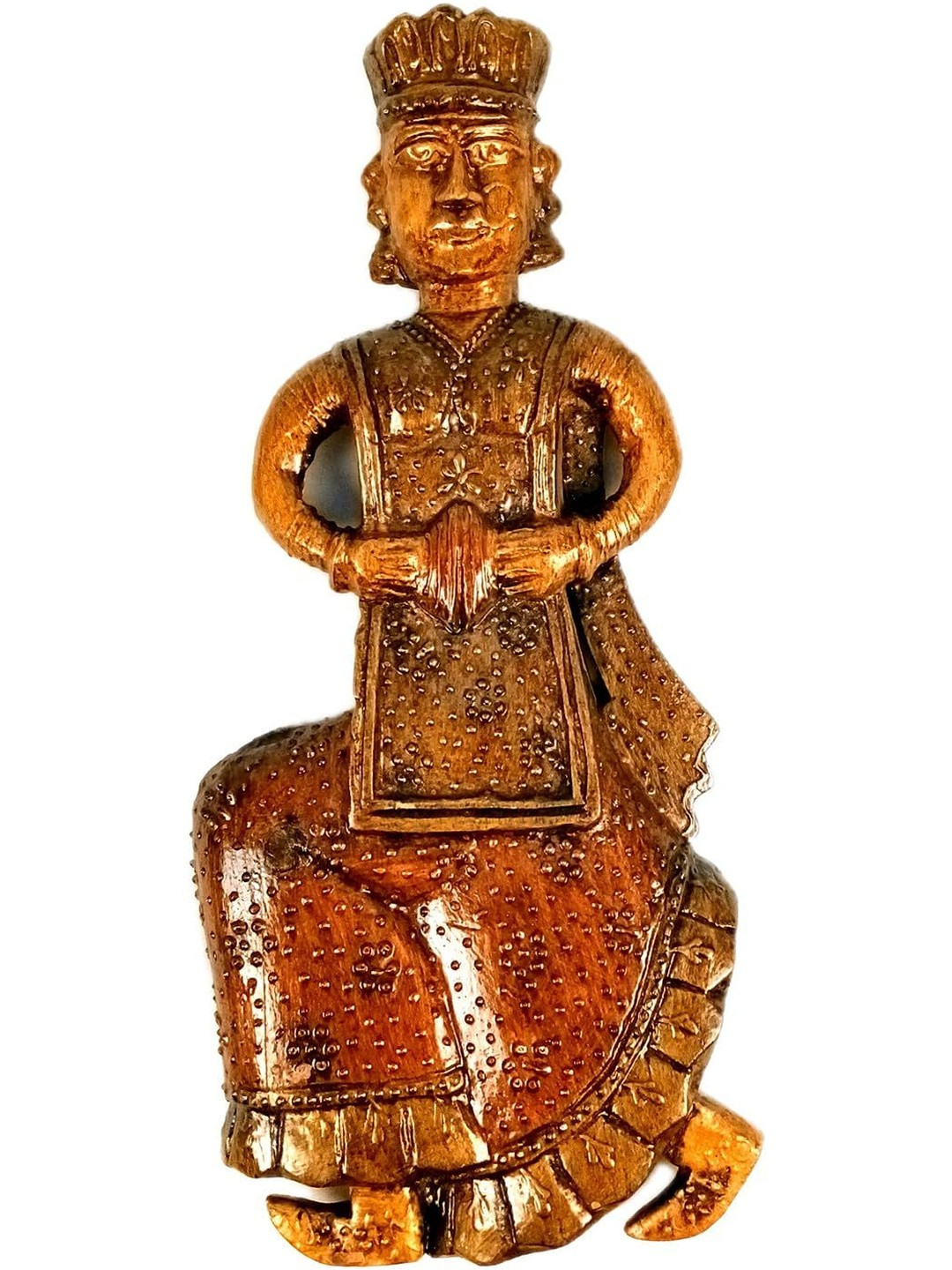 Apkamart Wooden Musician Wall Hanging Showpiece