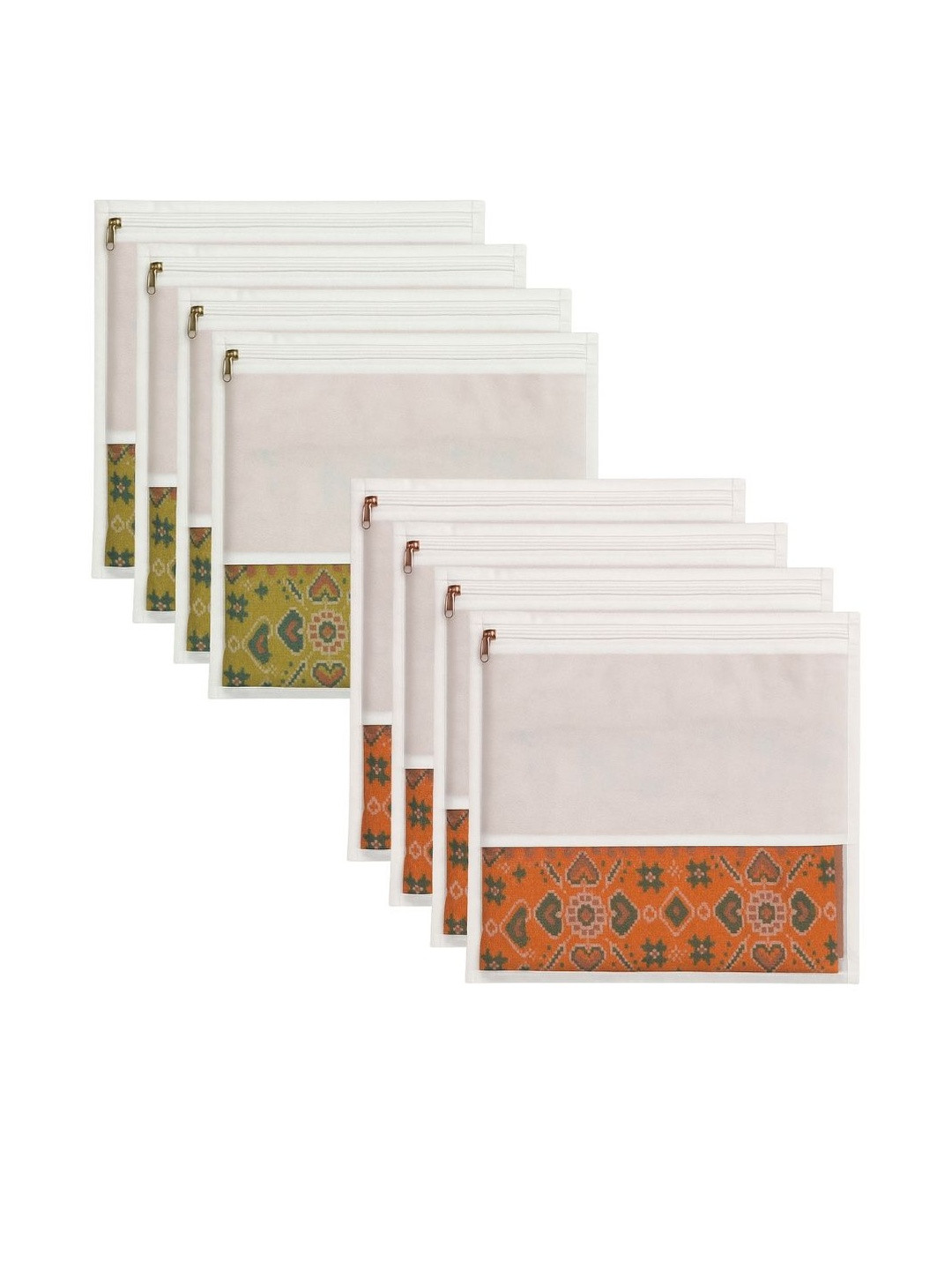 Myntra Elegant Homes Set of 8 Reusable Non Woven Saree Cover Organisers