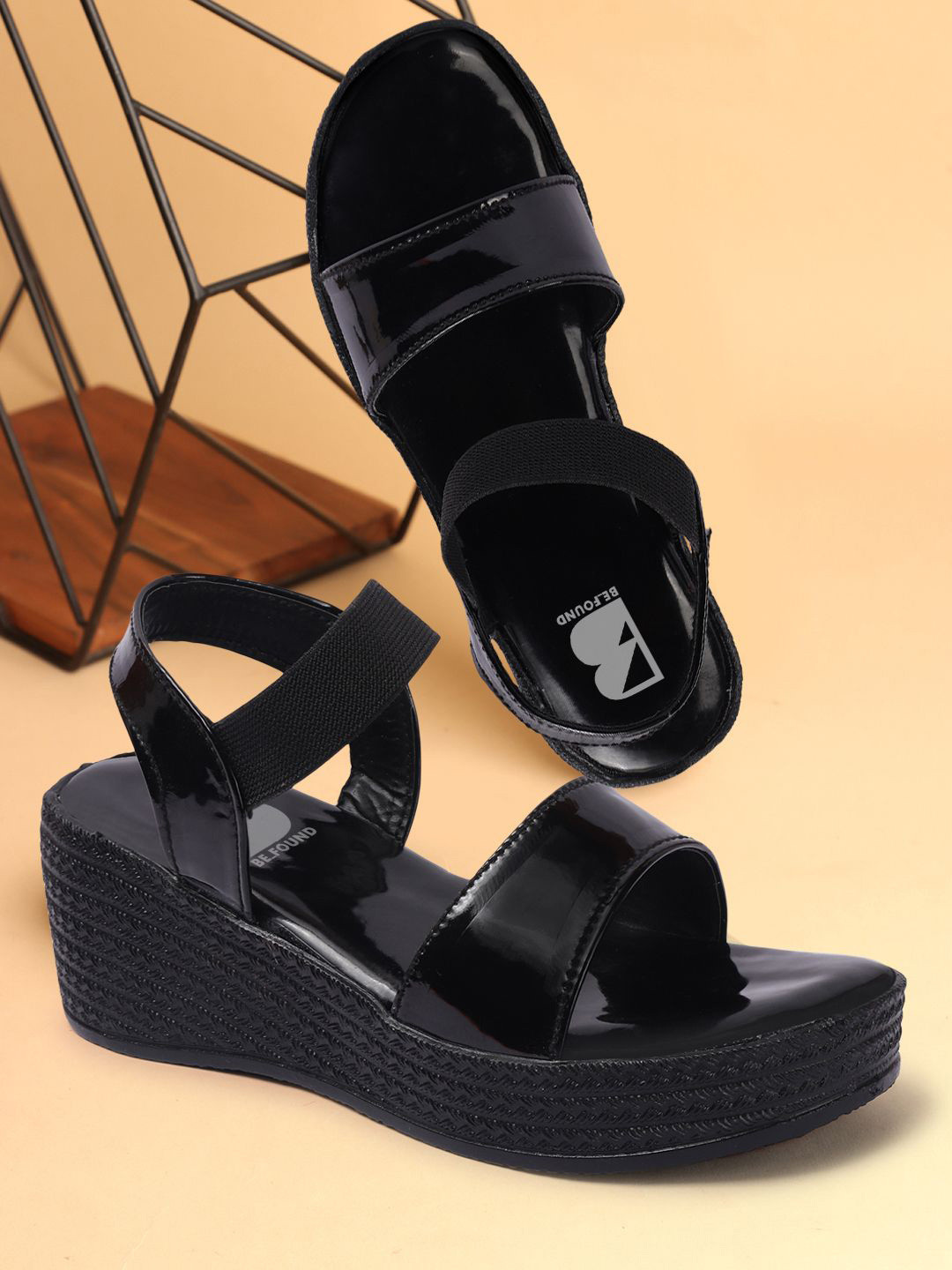 Be Found Platform Peep Toes Heels