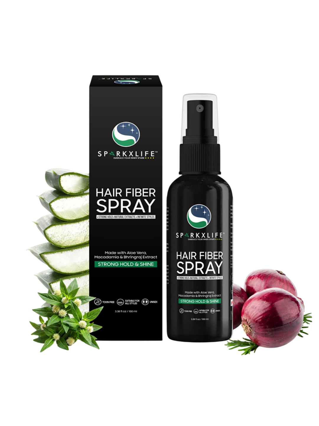 SPARKXLIFE Long Lasting Hair Fibers Spray - 100 ml