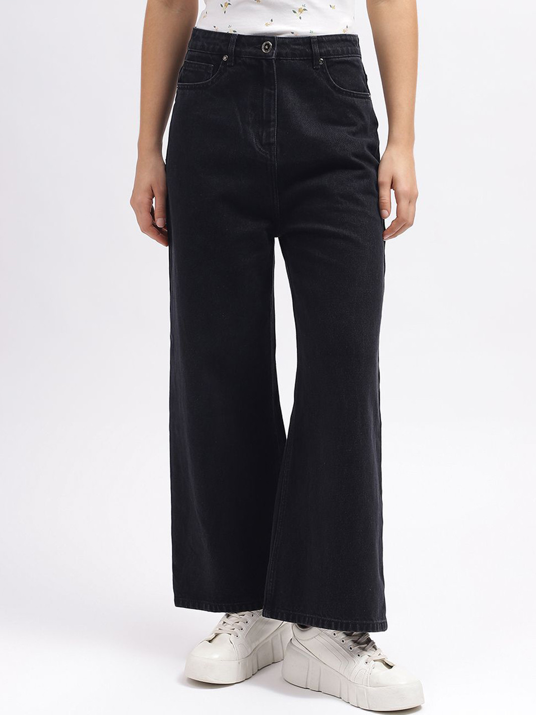 ELLE Women Flared No Fade Jeans