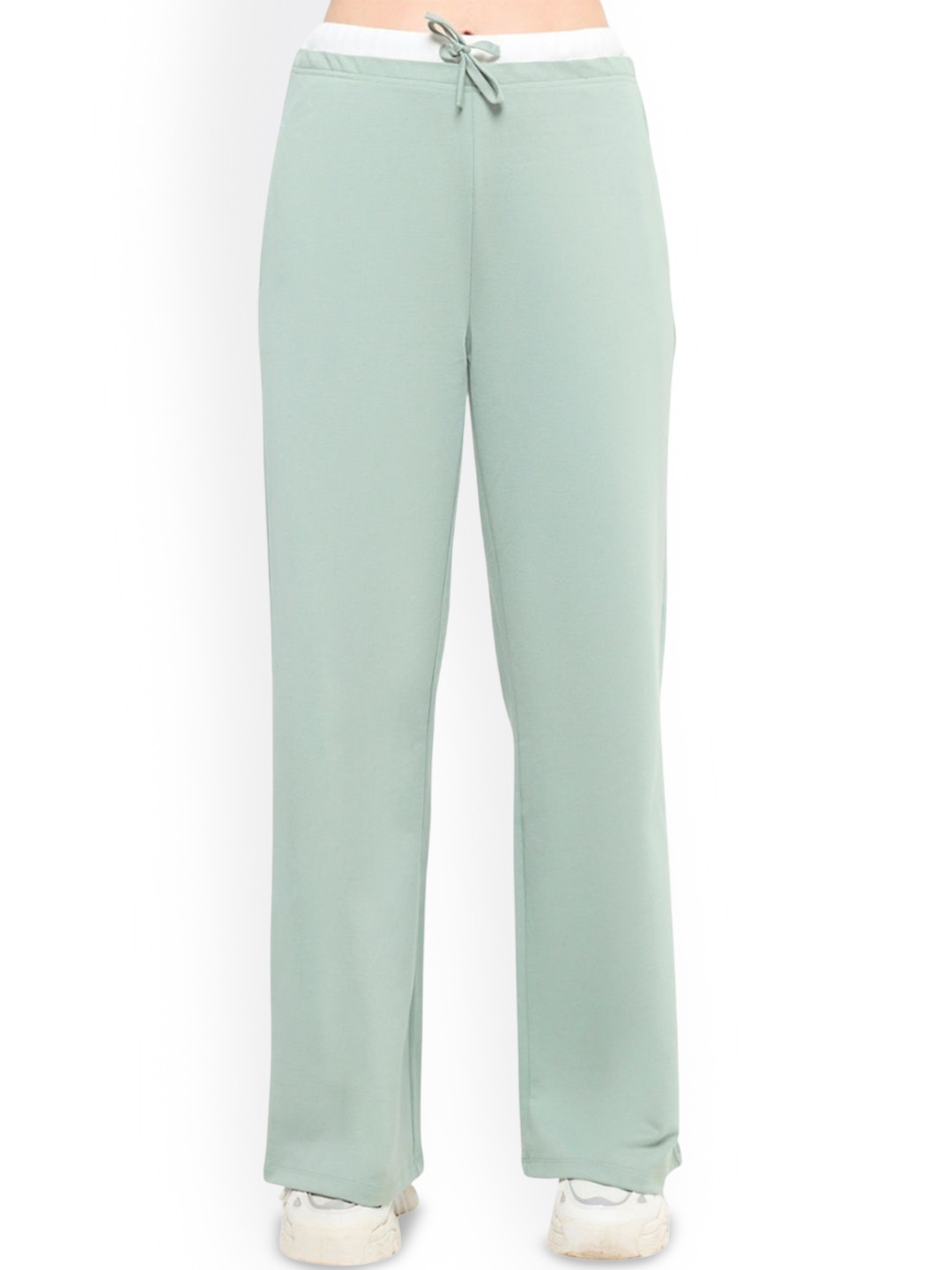 Double Waistband Wide Pants