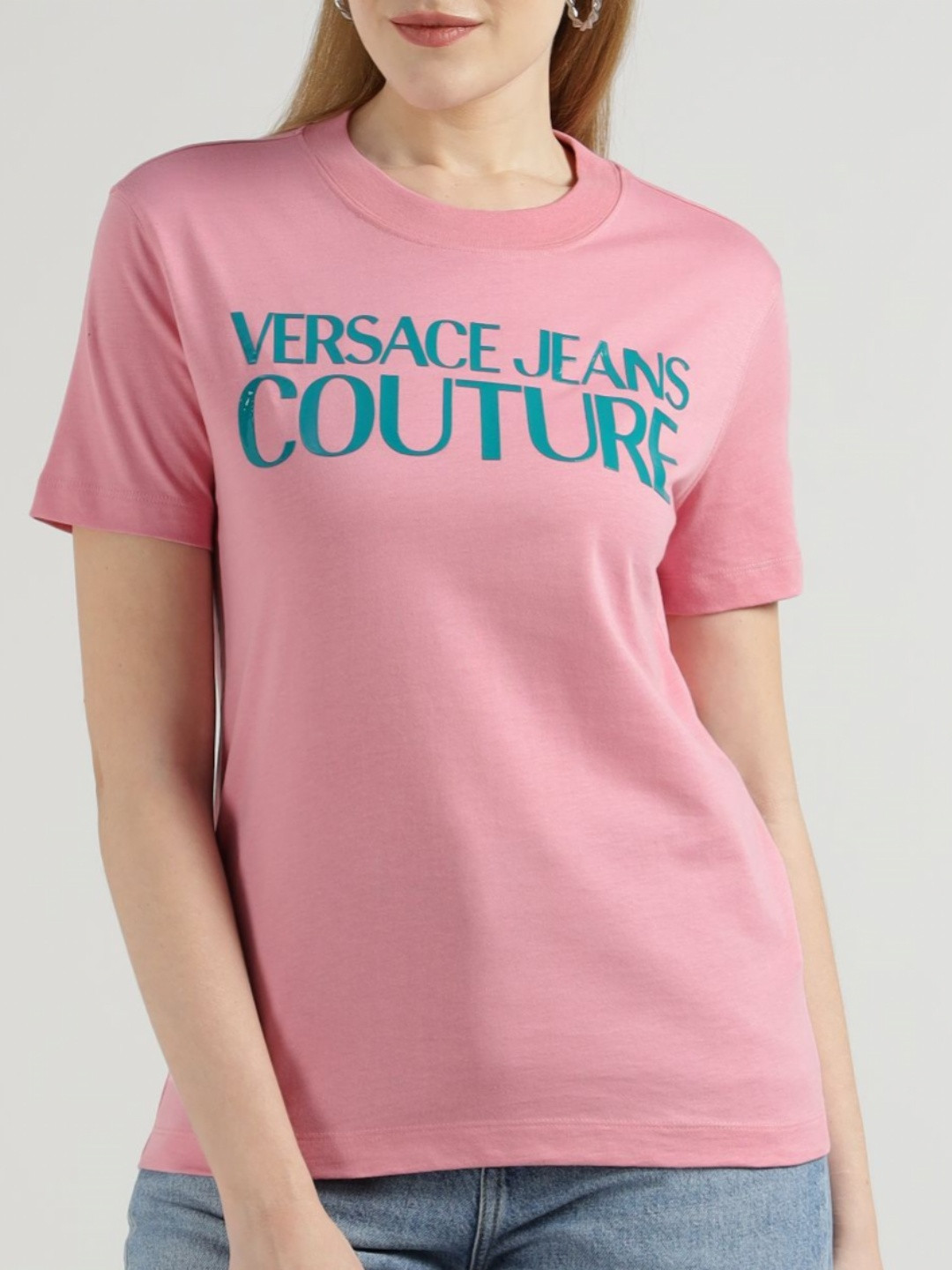Versace Jeans Couture Typography Printed T-shirt