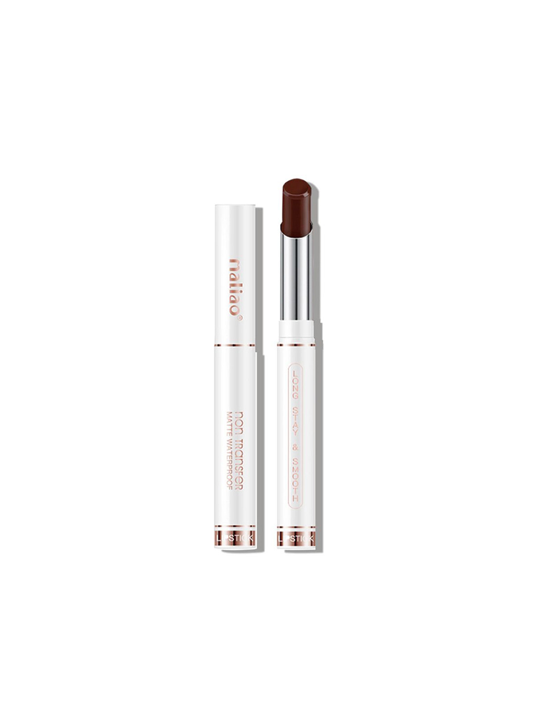 Maliao Non-Transfer Matte Finish Long Lasting & Smooth Lipstick 3.8 g-Jet Maroon 112