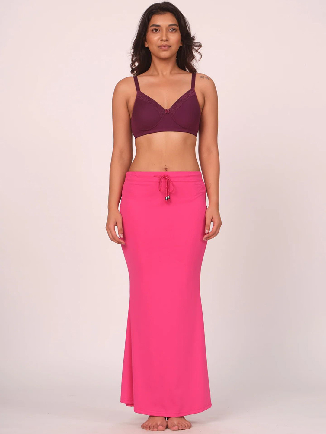 Munns & Mars Plus Size Slim-Fit 4 Way Stretch Fishcut Saree Shapewear