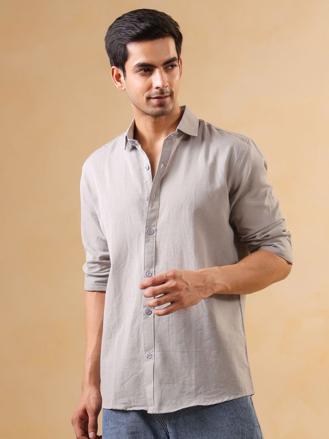 TRULOOM Relaxed Fit Cotton Casual Shirt