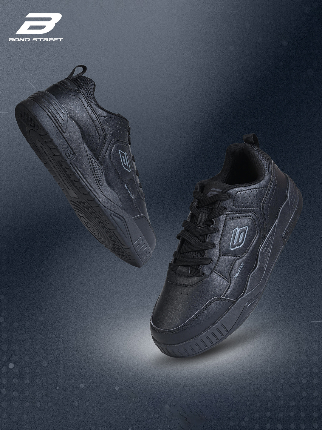 Bond Street Hustle Men Round Toe Lace-Ups Sneakers