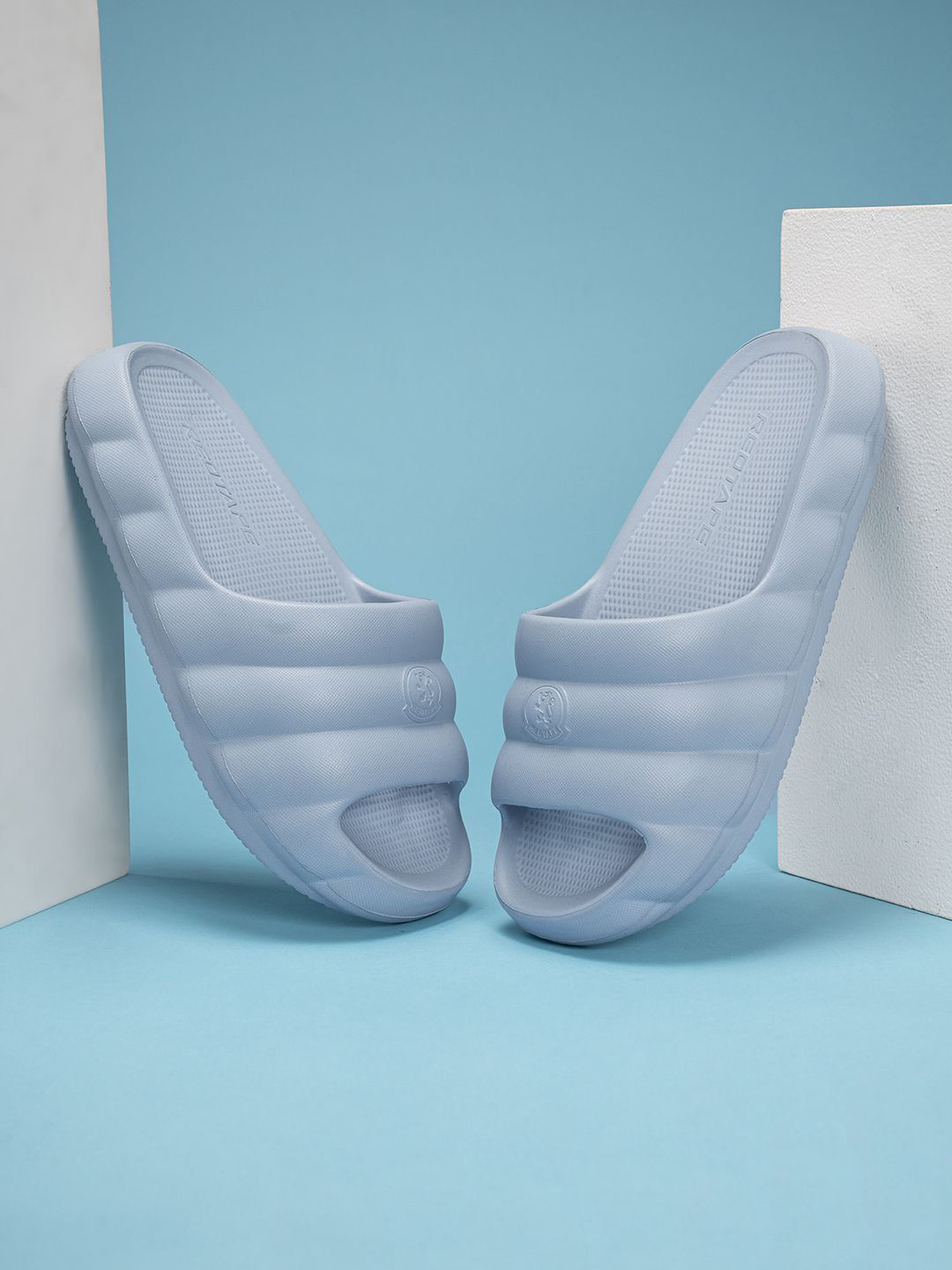 Red Tape Cushioned Footbed Slip On Sliders