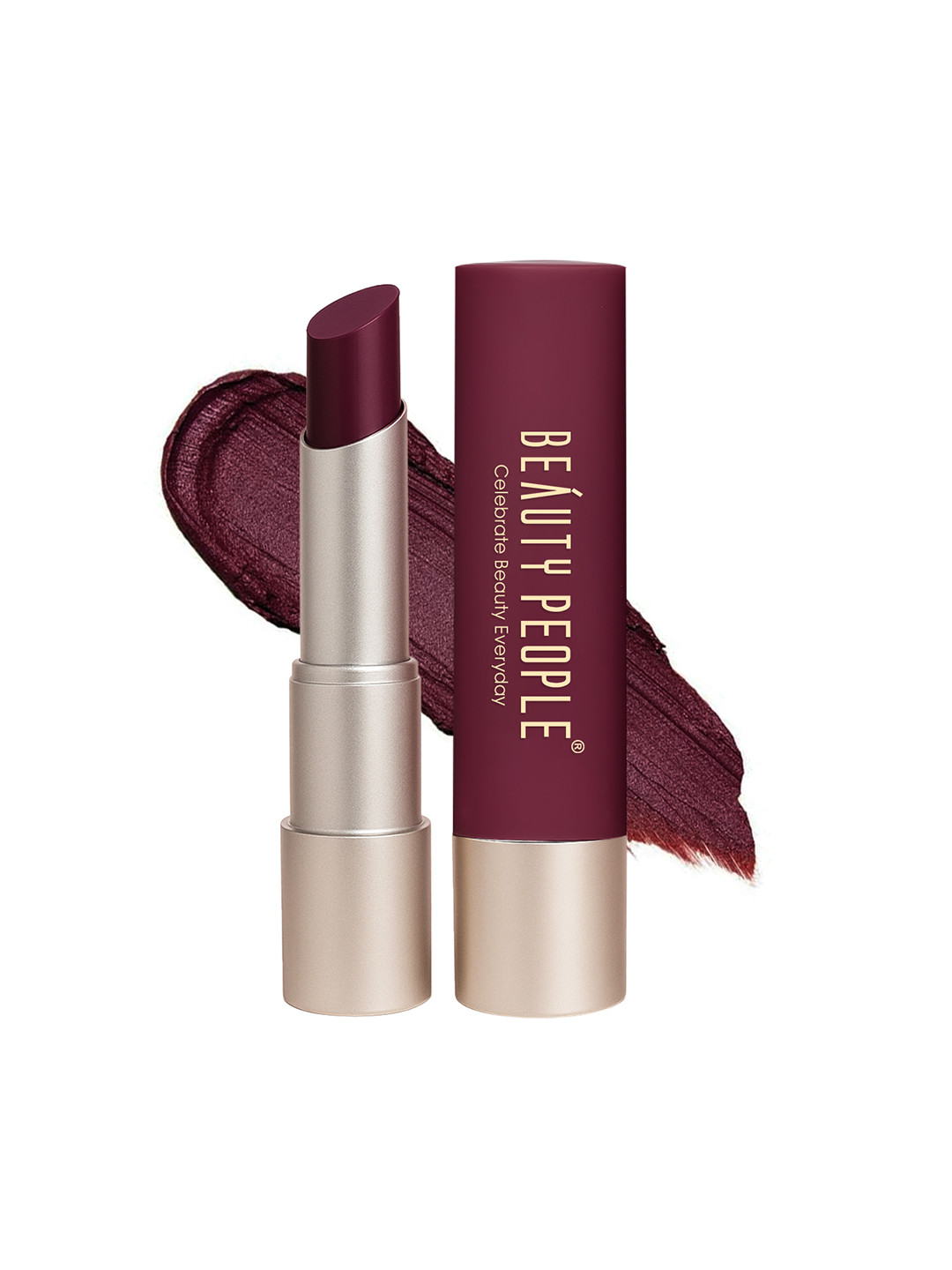 Beauty People Desi Diva Matte Lipstick - 12 Hrs Stay - Midnight Plum