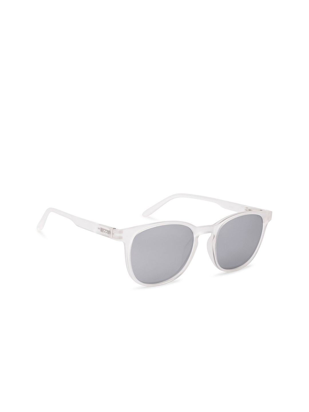 Lenskart HUSTLR Unisex Grey Lens & White Wayfarer Polarised Sunglasses With UV Protection