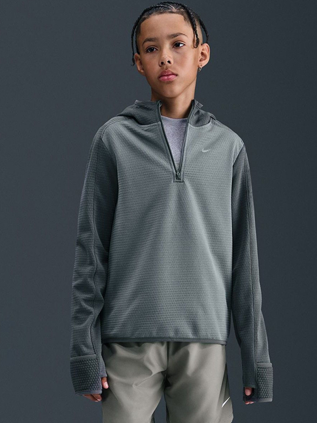 Nike Older Kids' Therma-FIT 1/4-Zip Jacket
