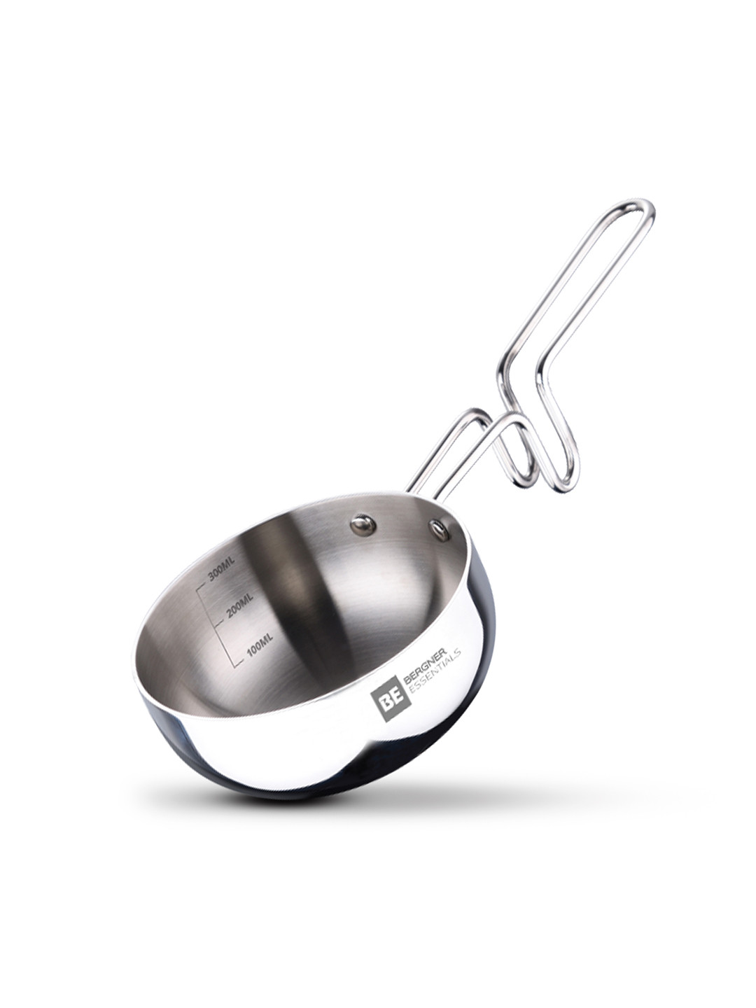 Bergner BE Essential TriPly 10 cm Induction Bottom Stainless Steel Tadka Pan