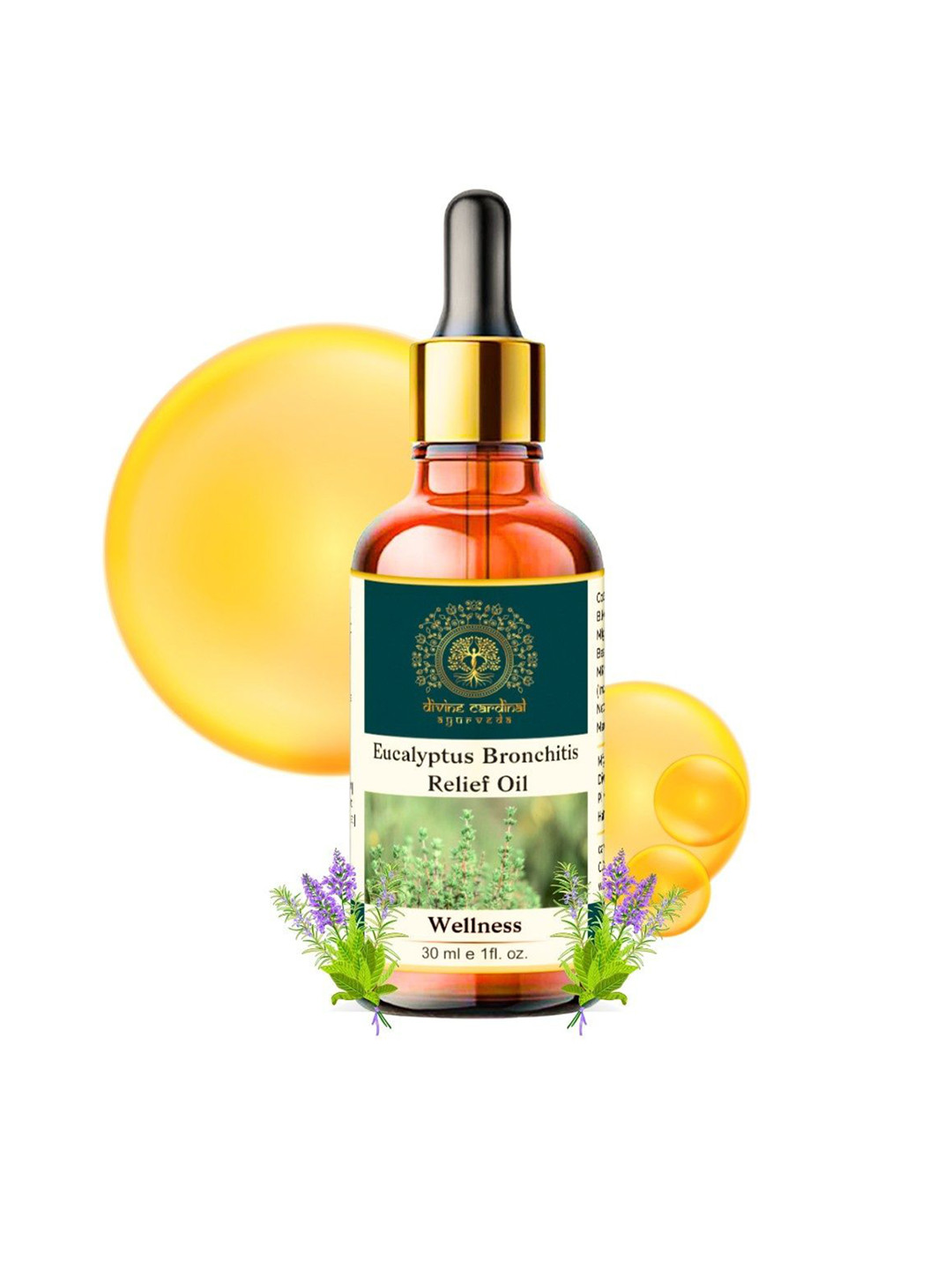 Divine cardinal Eucalyptus Bronchitis Relief Oil - 30 ml