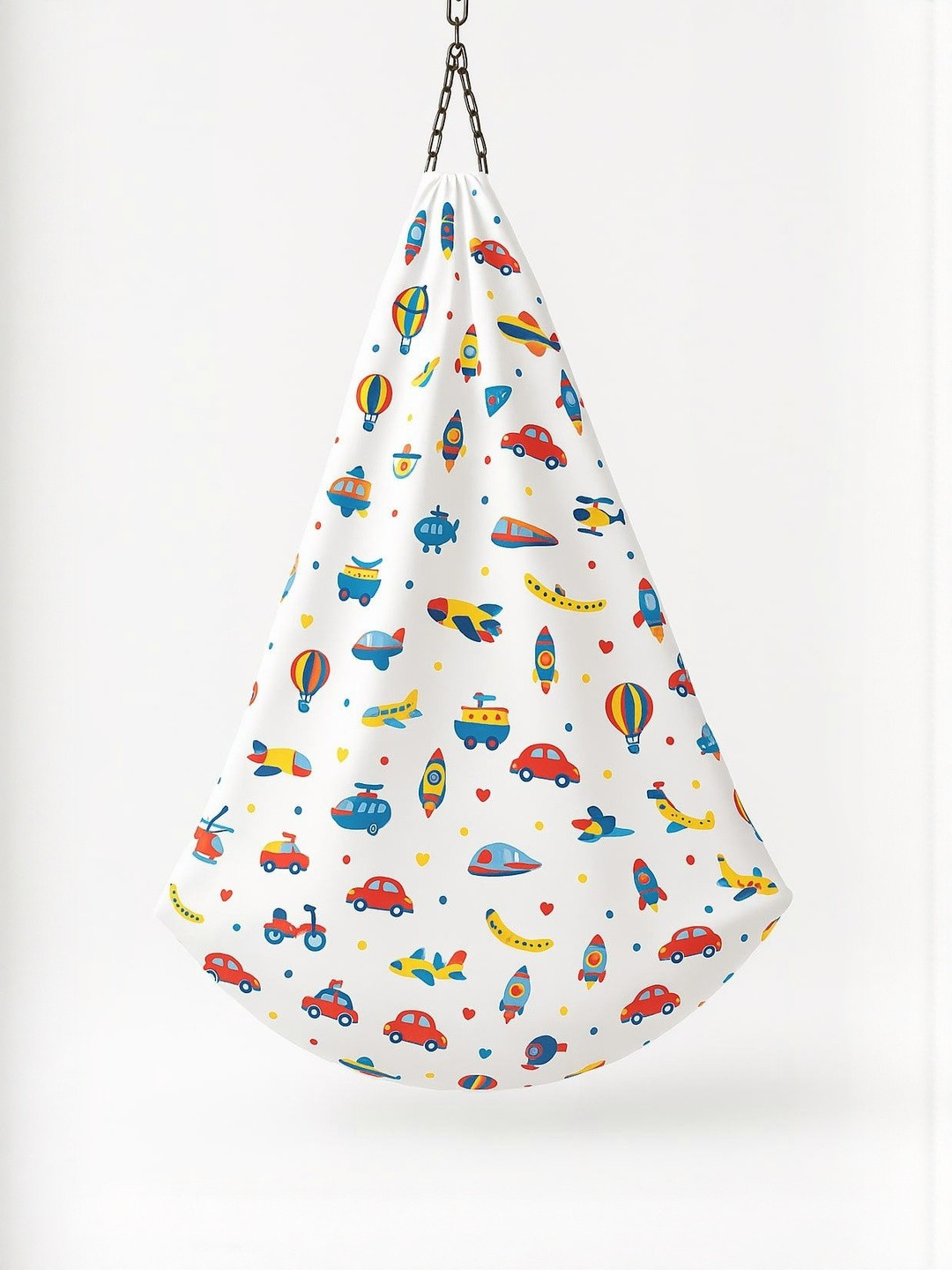 Happy Bunny Unisex Kids Printed Pure Cotton Cradle Cloth