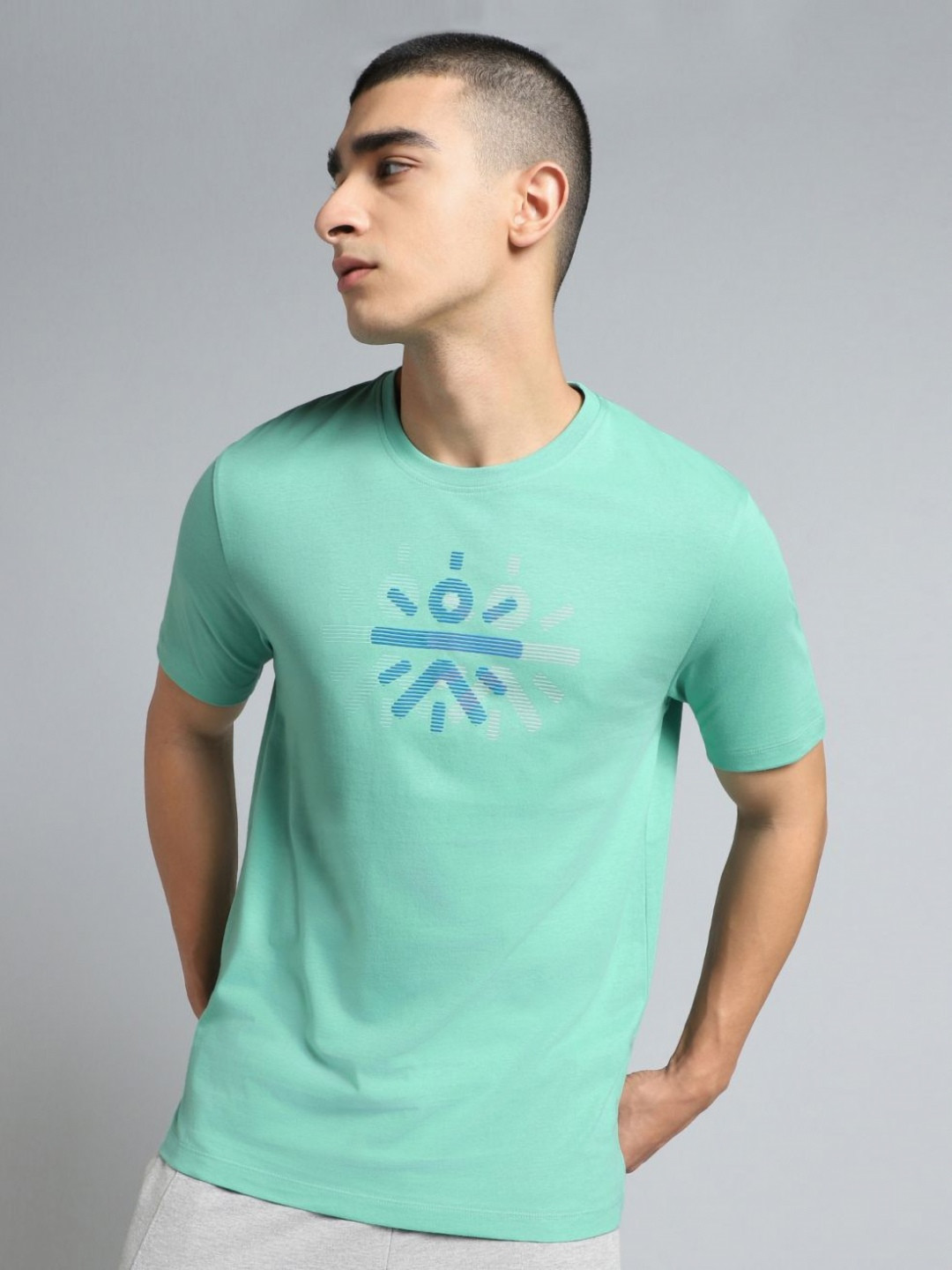 CULT Men Green Cult Brand Carrier T-shirt