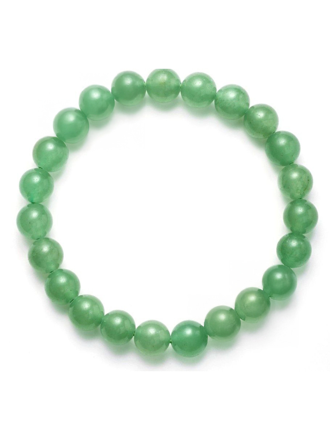 RIJHARI Sterling Silver Crystals Studded Elasticated Bracelet