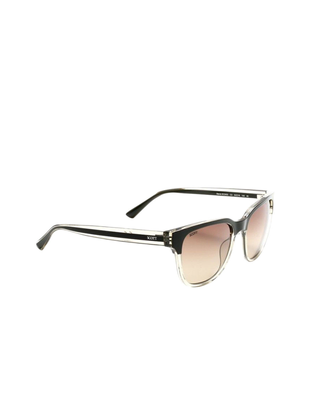 SCOTT Unisex Wayfarer Sunglasses with UV Protected Lens SC 2402 Stevie C3 53