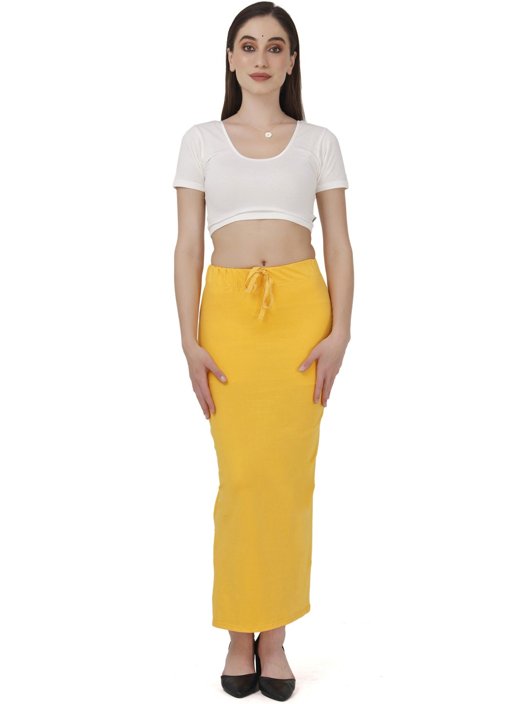 FEMULA Women Regular Fit Side Slit Saree Shapewear Petticoat
