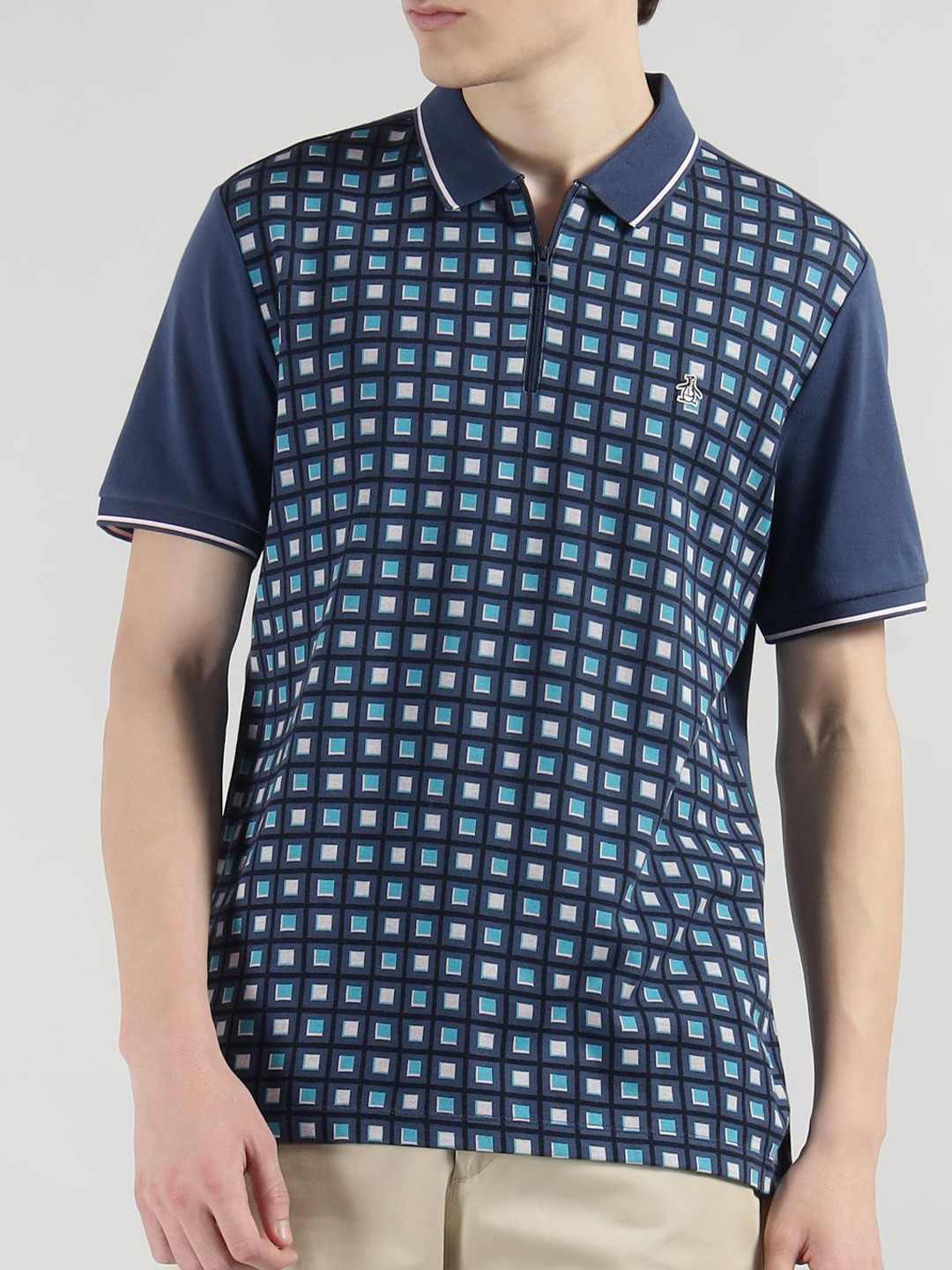 Original Penguin Printed Polo Collar Pure Cotton Shirt