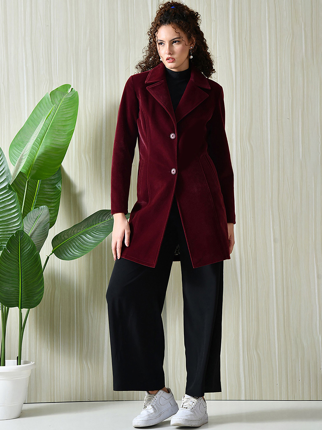 TBOJ Woollen Lightweight Longline Outdoor Overcoat