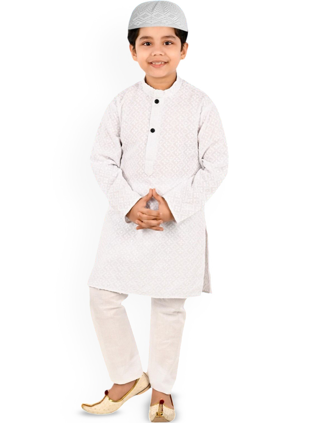 NEW GEN Boys Ethnic Motifs Printed Kurta with Pyjama