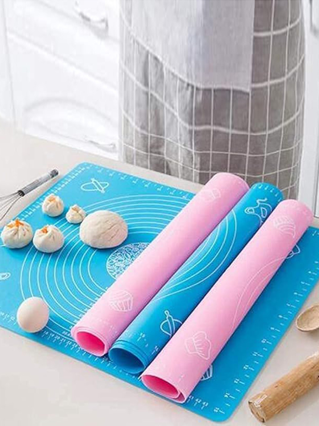 Virtuous Pink Non-Stick Fondant Silicone Rolling Mat
