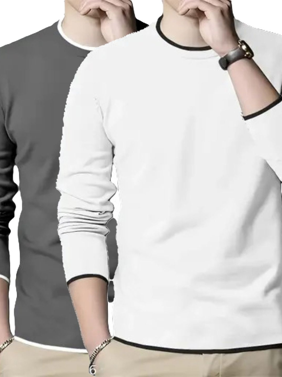 Fasha Men Brand Logo 2 Pockets T-shirt