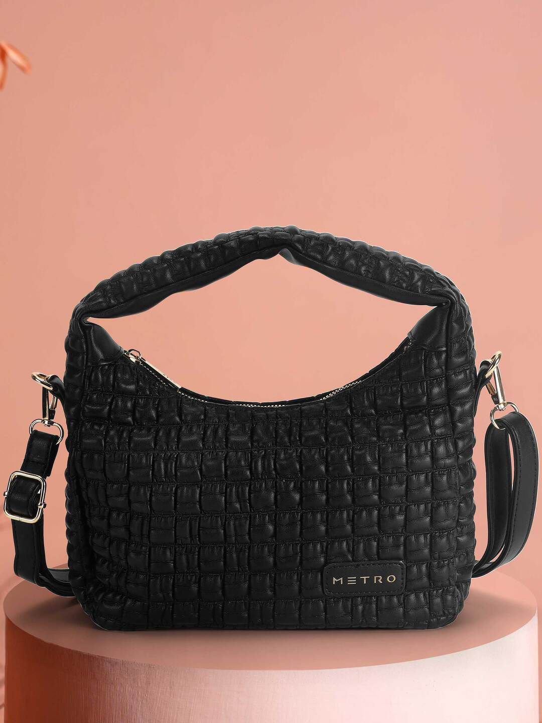 Metro Structured Sling Bag With Fringed