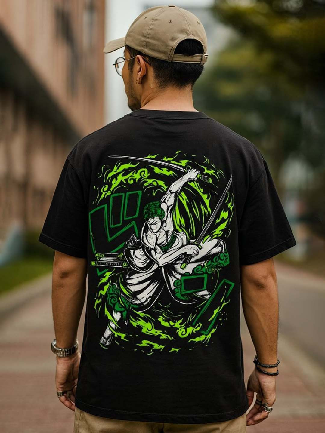 Crazybee Tshirt Anime Graphic Printed Pure Cotton T-shirt