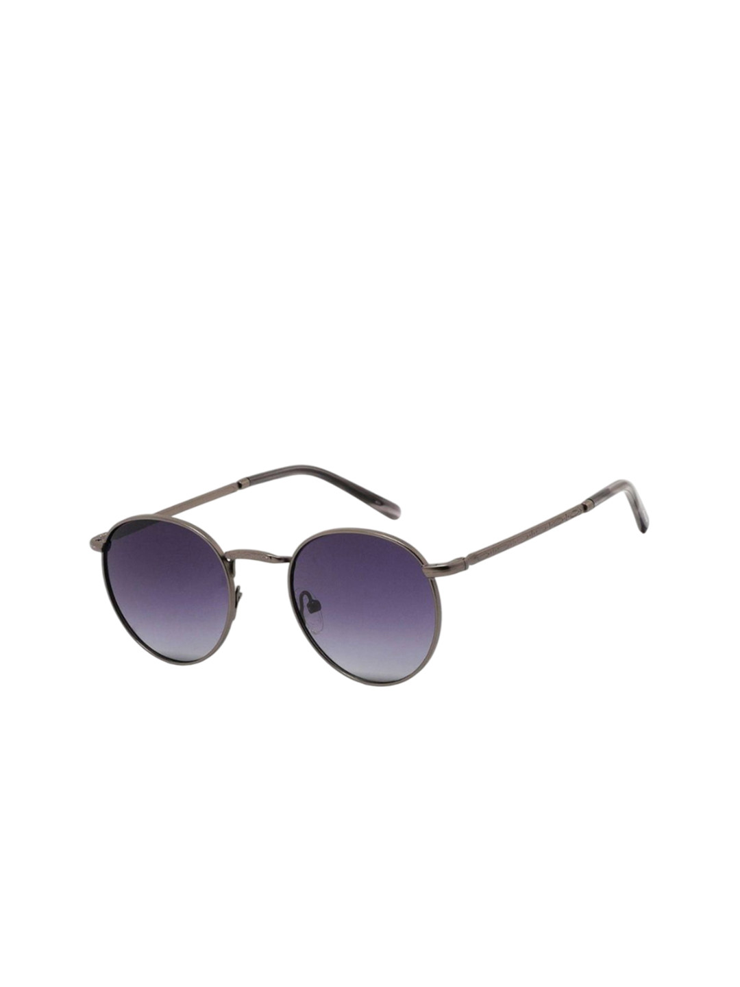 First Lens Unisex Full Rim Polarised and UV Protected Lens Round Sunglasses C10411