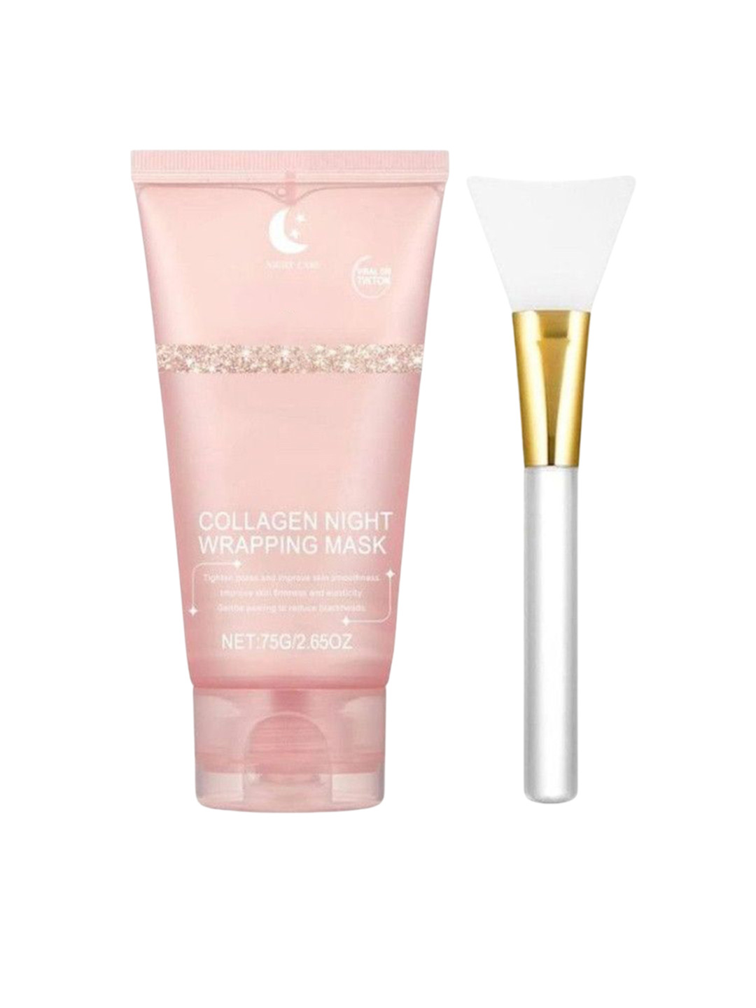 lorshel Collagen Night Peel Off Mask With Brush - 75 g