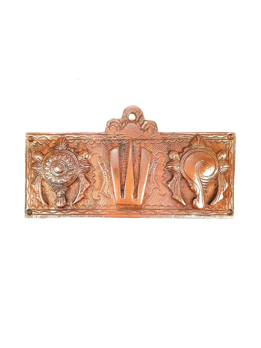 Apka Mart Traditional Shankh Chakra Namah Wall Hanging