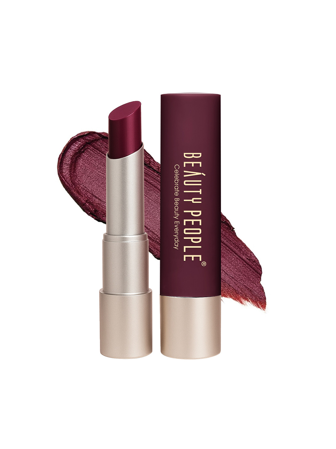 Beauty People Desi Diva Matte Lipstick - 12 Hrs Stay - Violet Vogue