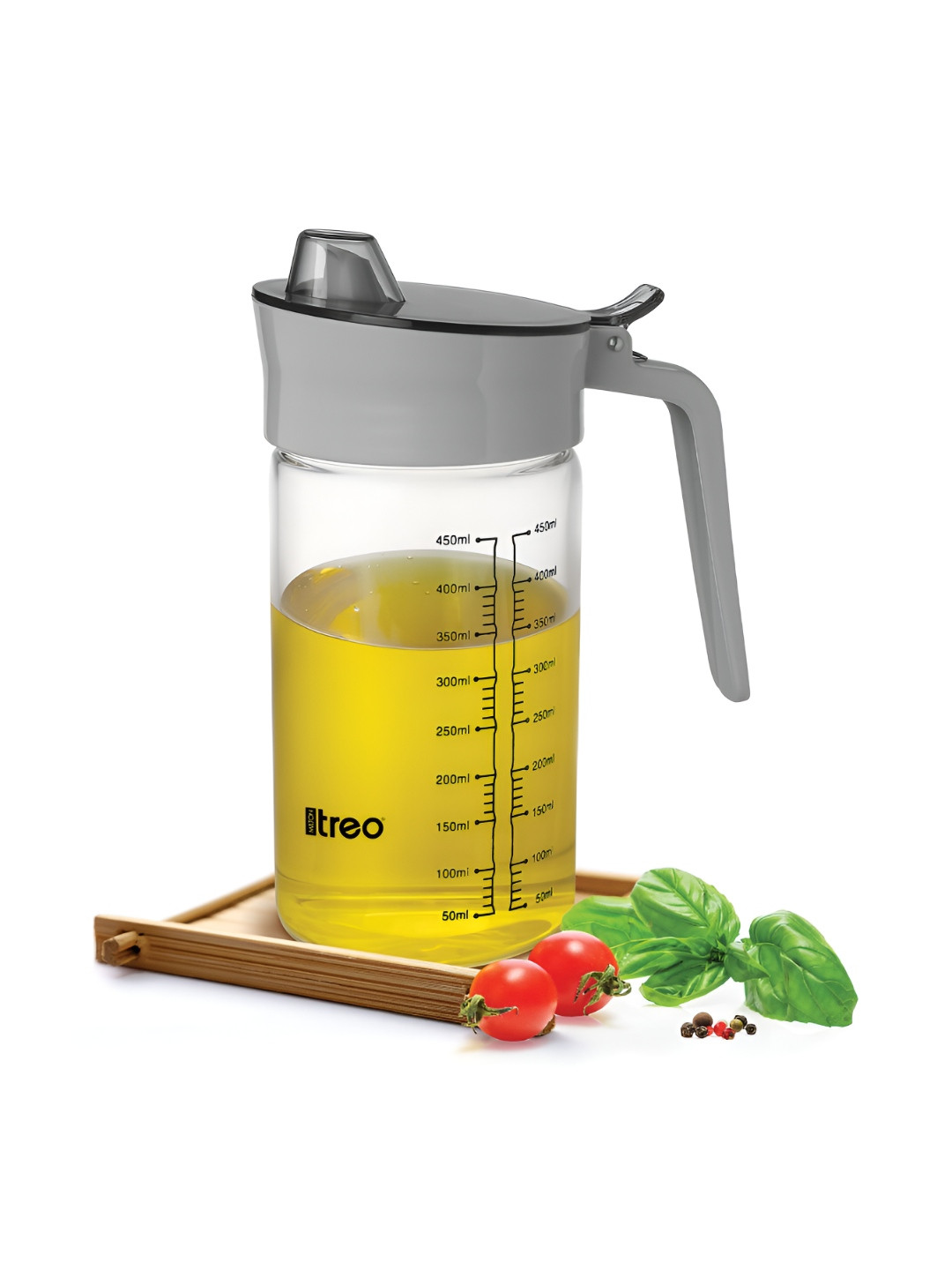 Treo Transparent Glass Easy to Clean Oil Dispenser 500ml