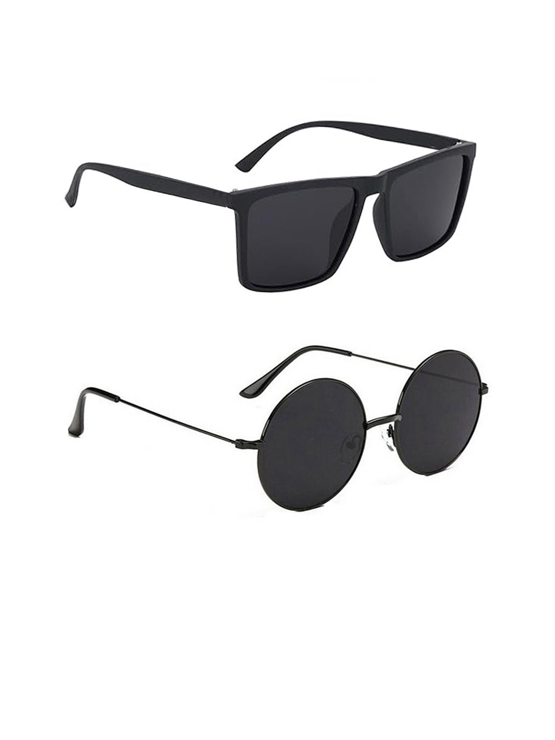 Elligator Men Set Of 2 Rectangle Sunglasses