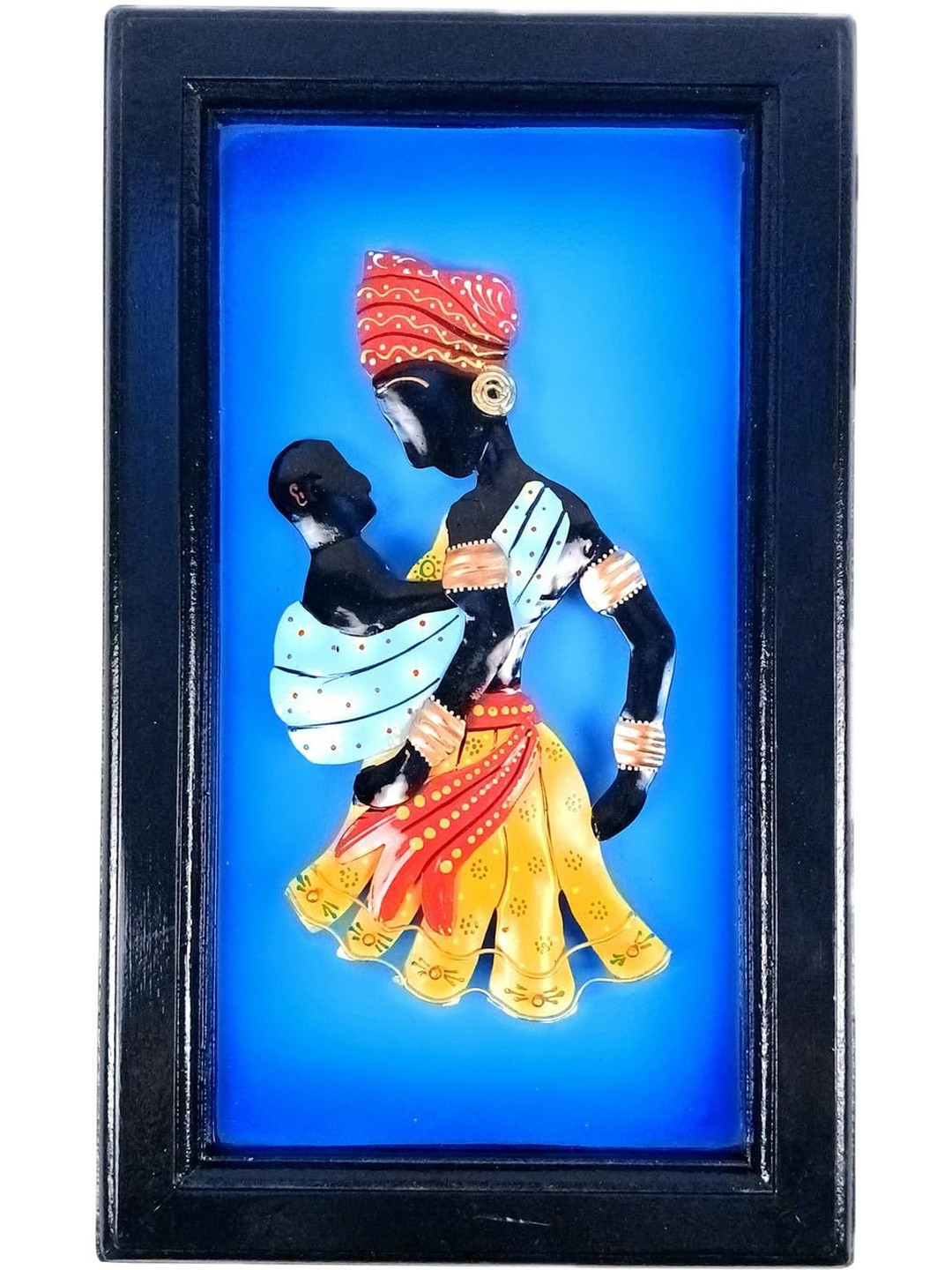 apka mart Tribal Women With Baby Wall Hanging