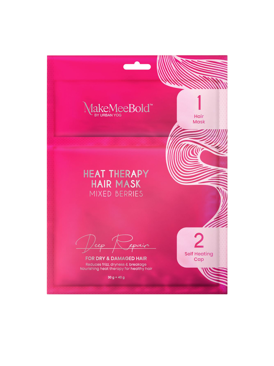 MAKEMEEBOLD Heat Therapy Hair Mask & Self-Heating Cap- 30 g + 40 g