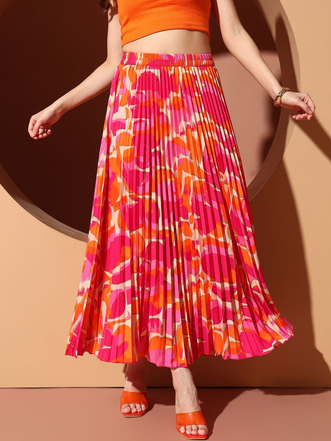 LookShine Women Polyester A-Line Skirts