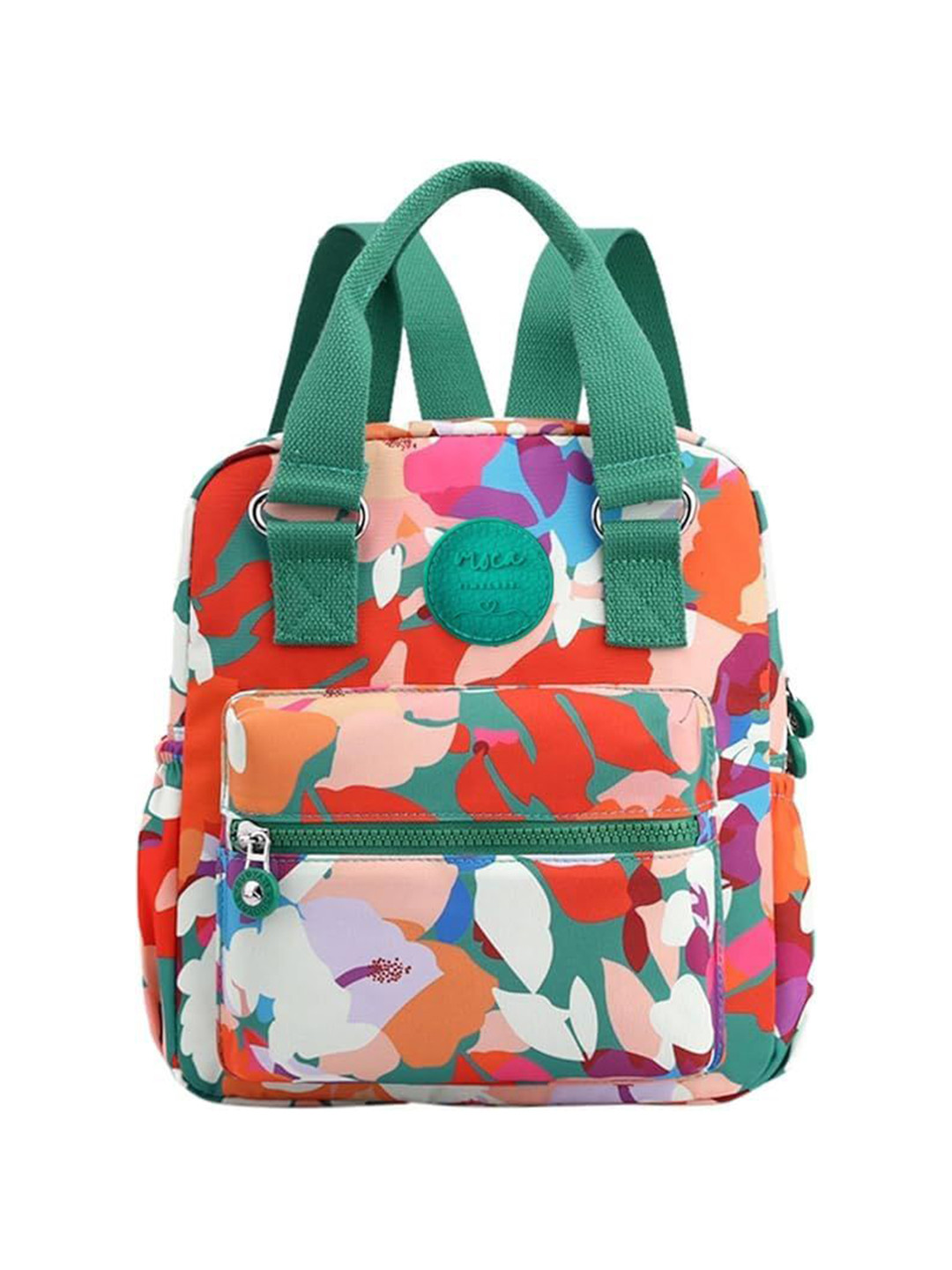 MOCA Women Floral Printed Padded Backpack