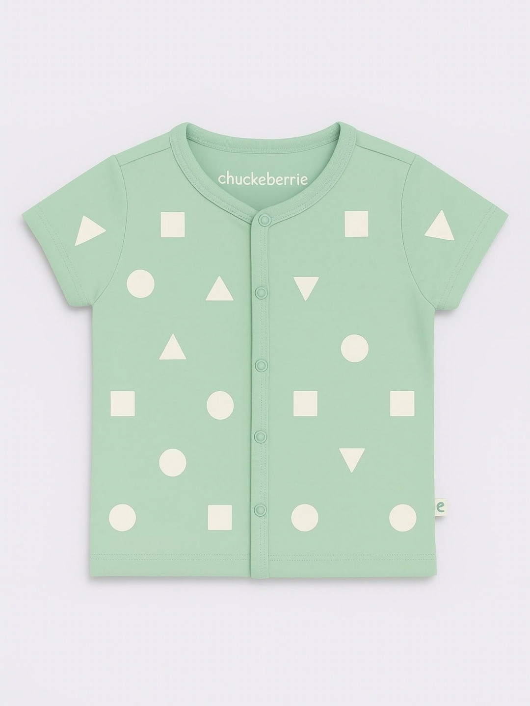 Chuckleberrie Kids Geometric Printed Short Sleeves T-shirt