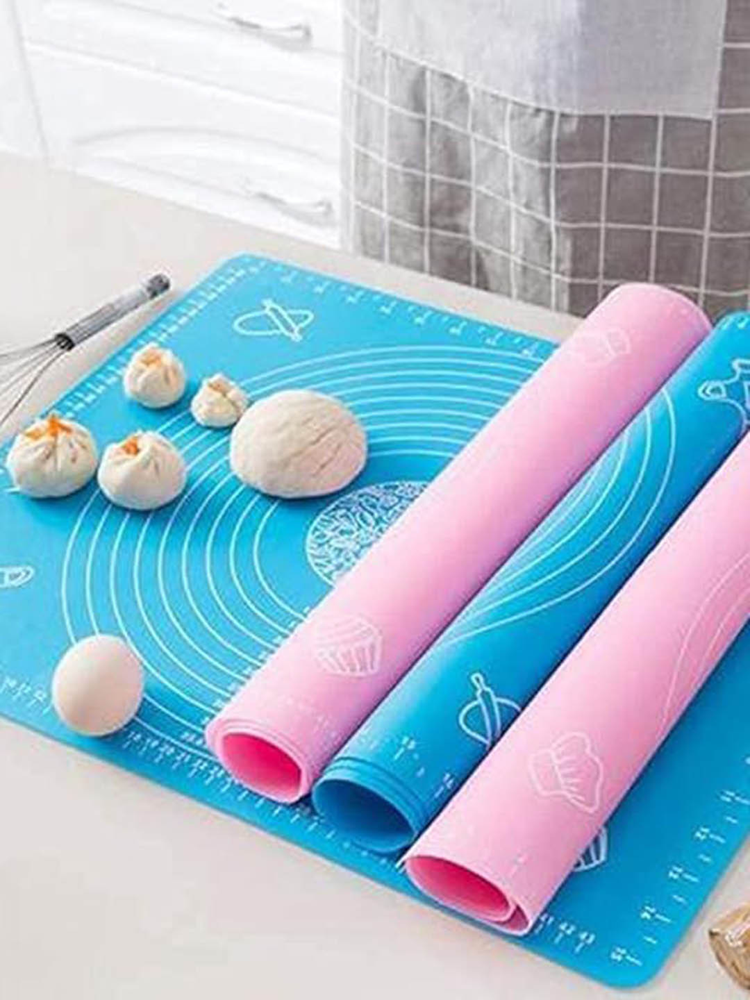 Virtuous Pink Non-Stick Fondant Silicon Rolling Mats