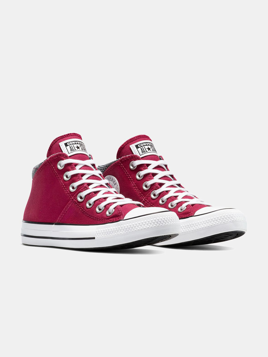 Converse Women Chuck Taylor All Star Madison Plaid Mid Top Sneakers