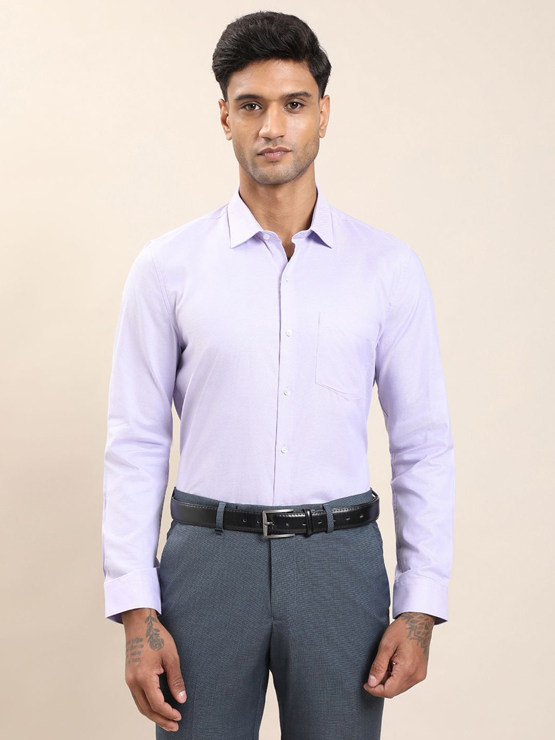 Turtle Regular Fit Pure Cotton Formal Shirt