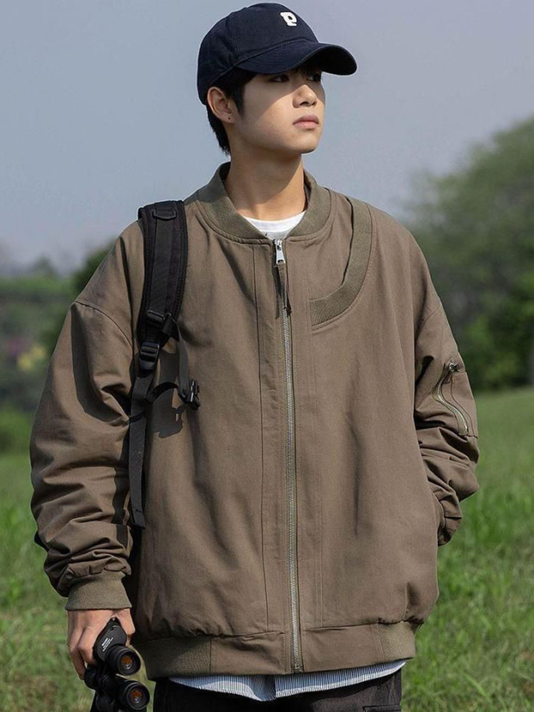 StyleCast Stand Collar Tailored Jacket