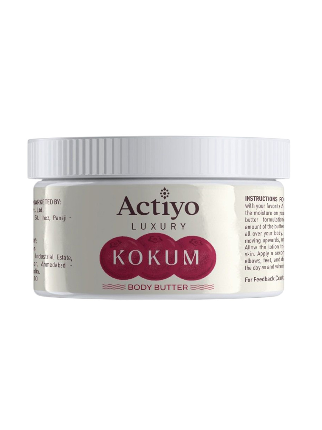 Actiyo Kokum Body Butter With Olive Oil - 150 g