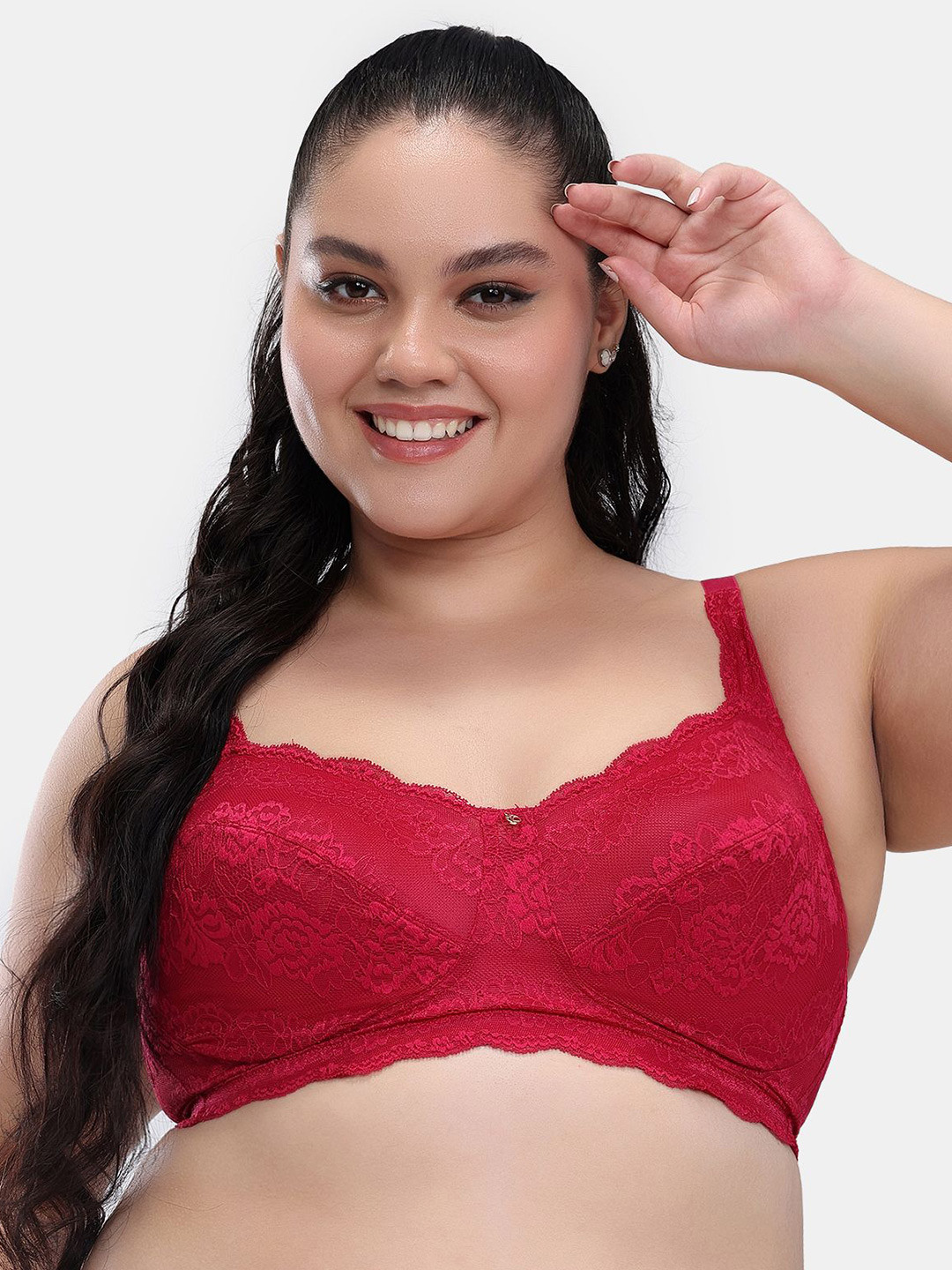 Zivame Lace Full Coverage Bra